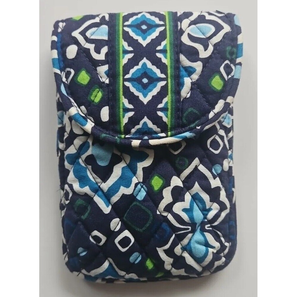 Vera Bradley Crossbody Ink Blue Mini Hipster Bag Purse Cellphone NWOT